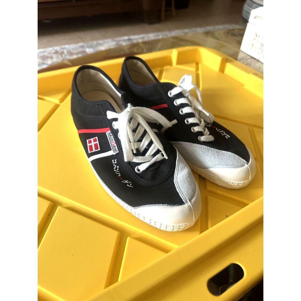 Backyard Men's Dannebrog Special Edition Canvas Sneakers Black Size 43/US 10